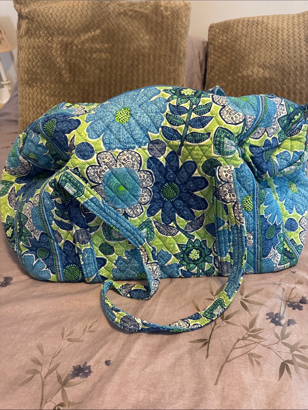 Vera Bradley Large Original Duffel - Premium Cotton